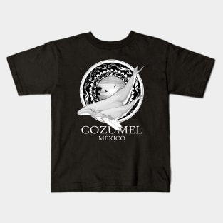 Humpback Whales Cozumel Mexico Kids T-Shirt